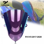 For YAMAHA YZFR15 V3 YZF-R15 R15 v3 v3.0 2017 2018  Motorcycle Windscreen Fairing Windshield Windsreen Moto R15 V3