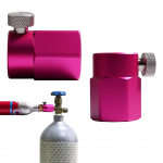 Silindri t&auml;iteadapter Kiir&uuml;hendus Soda silindri adapter CGA320 kuni W21.8-14 CO2 mullivee adapter muundur mullivee pudelile China Mainland