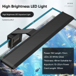 Uus 5W/7W/9W/12W Akvaariumivalgusti LED Ultra&otilde;huke Akvaariumilamp Vesilamp Valgus Akvaarium CN Plug