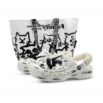 Crocs Baya Clog Kook V&auml;ike Mikrofon Eriline Kingikott EVA Moodne Grafitiga T&auml;navasaugudega Kingad Unisex Stiil 39-40 valge