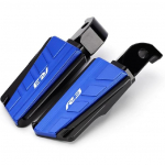 Mootorratta tagumised jalatoed kinnitusklamber &Uuml;hilduv YAMAHA YZF R3 2015 2016 2017 2018 2019 2020 2021 2022 2023 2024 | Jalatoe pedaalide komplekt YZF-R3 sinine