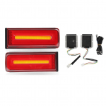 1 paar tagumise tagatulede komplekt LED-piduritulede asendus Benz G-klassile W463 Eelsalong 1991&ndash;2018 Red