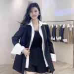 Mood kevad Uus lahtine False kaheosaline mantel ja joped Temperament &uuml;likond XL