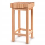 Puidust lihunikuplokk p&ouml;&ouml;gipuust 50x40x85 mm Hendi 505694