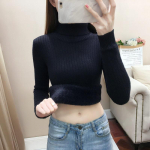 Kaelussalliga talvine kampsun naistele Elegantne Paksenatud Sametvoodriga Soe Sueter Fliisist Kootud Pullover Kitsas Jersy Jumper Kudumid One Size must