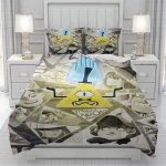 Gravity Falls 3D Tekikott mehed naised/Lapsed KID Tr&uuml;kitud One Piece multifilm Voodipesu komplekt Tekk Voodi Pehme 135x200cm 3pcs