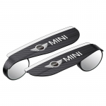 2in1 Auto Tahavaatepeegli Vihmasirm Tagurdusv&auml;ike &Uuml;mmargune Peegel BMW MINI WORKS One Cooper JCW R60 R59 R58 R57 R56 R55 F55 jaoks 2PCS