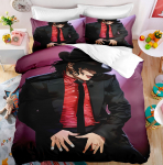 Michael Jackson Voodipesu Kollektsioon &Uuml;he-, Twin-, Full-, King-suuruses Muusikaline Geenius Voodipesuga T&auml;iskasvanutele ja Teismelistele Magamistuppa 200X200cm Tekikott Kollektsioon cot size 70x133cm