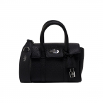 Mulberry Vintage Metallist Luku Klapiga Nahast &Otilde;lakott Naiste k&auml;ekotid Must RL7176736-A100 Basic Set (Bag+Dust Bag)