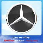 Auto esiv&otilde;re embleem T&auml;he m&auml;rk 3D Peegel OE stiil Tasane pind Mercedes Benz W245 W204 X204 B180 B200 B250 C280 C300 C350 jaoks