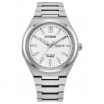 CITIZEN Integreeritud Super Titanium&trade; 100m Veekindel Valgusj&otilde;ul t&ouml;&ouml;tav Kvartsmehhanism Super Titanium K&auml;ev&otilde;ru AW0130-85A White Dial