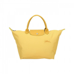 Longchamp Le Pliage &Uuml;hev&auml;rviline Tikitud Logo Klapp-kinnitusega Taaskasutatud Pol&uuml;amiidist L&otilde;uend Pelmeeni Koti Keskmine Naiste kott Kollane 1623919A81 Yellow