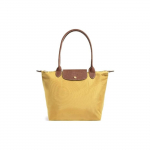 Longchamp Le Pliage Curry 28 N&ouml;&ouml;bi ja t&otilde;mblukuga Sulgemine Pikk K&auml;epide Nailonist Pelmeeni T&otilde;stekott K&auml;ekott Naiste k&auml;ekott Kollane 2605089C91 Yellow