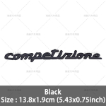 3D Metall 595 695 Tunismo Esseesse Competizione M&auml;rk Logo Tagumine Pagasiruumi Embleem Kleebis Auto Kere Kaunistus Kleebised Autotarvikud