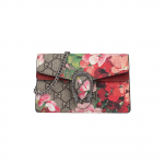 Gucci Dionysus GG Blooms Tiigripea Pandla Logo Pelargooni Prindiga Kett L&otilde;uend Nahast Plaaster Risti Keha &Otilde;lakott Naiste Ebonny V&auml;rvi Plaaster Roosa Gift Set(Basic Set+Box+Shopping Bag) eebenmust/roosa
