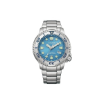 Citizen Promaster Seeria 200m Veekindel Eco-Drive Kvartsikell Roostevabast terasest rihm Meeste kellad Sinine BN0165-55L Blue Dial