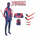 Spider-man 2099 Cosplay Kost&uuml;&uuml;m T&auml;iskomplekt Spider-man Cosplay &Uuml;likond Halloweeni Peoks Laos Adult S