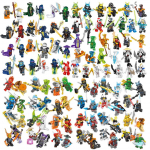 104 tk Ninja Skeletons Anaconda H&otilde;im MiniKujud M&auml;nguasjad Sobivad Lego Lastele Kingitus