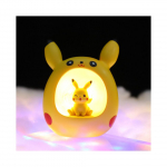 (Pikachu) Pokemoni Vaikne &Ouml;&ouml;lamp K&auml;sitsi Maalitud Lamp Pikachu
