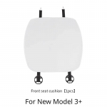 Istmekate Padi Tesla Uuele Mudelile 3+ Flanell Mustust H&uuml;lgav Istmepadi Matid Flokeeritud Matt Uus Mudel3 Highland 2024 Autotarvikud White Seat 1Pc