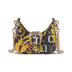 Versace Jeans Couture Logo Kettdetailidega Poolkuu Koti Naiste &Otilde;lakott Must 74VA4BFV-ZS597-G89 Basic Set (Bag+Dust Bag)