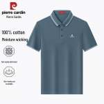 Pierre Cardini meeste vabaaja l&uuml;hikeste varrukatega 100% puuvillane polo T-s&auml;rk XL