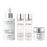 O HUI Extreme White Melatoning Tumedate Laikude Ampull Special 4 tk Komplekt S&auml;rava & &Uuml;htlase Nahatooniga