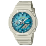 Casio k&auml;ekell meestele G-Shock GA-2100AS-5A Analoog-Digitaalne (&Uuml;lemere mudel) sinine