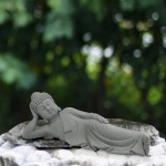Kuju Mediteeriv Figuriin Hiina Stiilis Skulptuur Meditatsioon Valgustus N&auml;idisese Disainlaud