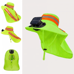Guteng meeste helkuriga p&auml;ikesepaneeliga m&uuml;ts fluorestseeruv roheline v&auml;rv