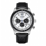 CITIZEN Eco-Drive Seeria Eco-Drive Seeria Vabaaja Igap&auml;evane Unisex Foto Kvarts Veisenahast Rihm &Uuml;htne Meestele ja Naistele Valge Ketas CA4500-32A valge