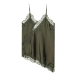 Euroopa ja Ameerika stiilis naiste kevadine pitsist plaastritega camisole Small gray