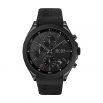 Hugo Boss 1513720 Meeste kvartskellad Must sihverplaat 44MM + Karbiga