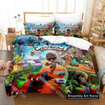 Sackboy Little Big Planet Voodipesukomplekt &Uuml;heinimese Twin T&auml;ism&otilde;&otilde;dus Queen King Suurusega Voodikomplekt T&auml;iskasvanu Laste Magamistoa Tekikoti Komplektid Anime Voodi 135x200cm