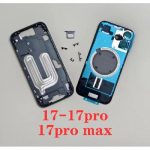 Kvaliteetne OEM iPhone 17 Pro Max korpuse kate, akuuks, tagumine &scaron;assii, keskmine raam tagaklaasiga iPhone 17 pro max jaoks 17 pro roheline