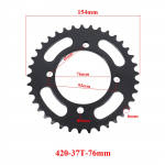 420 Ketti 37T/41T/42T/48T/50T/60T Hambaid Mootorratta Keti Hammasrattad Tagumine Hammasratas Hammas For 110cc 125cc 140cc Maastikuratas Pit Bike