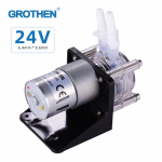 DC 24V Peristaltiline pump silikoonvoolikuga Suure vooluhulgaga veevedeliku pump annustamine vaakumpump isepreimiv 12V