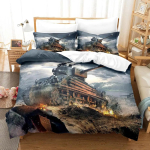 World Of Tanks Voodipesukomplekt &Uuml;he Twini T&auml;is Kuninganna Kuninga Suurusega Voodikomplekt T&auml;iskasvanud Poiste Magamistoa Tekikoti Komplektid 3D Prindiga Voodilina Komplekt 140x200cm 3pcs