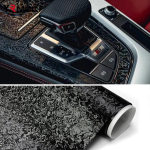 Kvaliteetne PET Auto S&uuml;sinikvin&uuml;&uuml;lkile DIY Veekindlad Autokleebised Muudetud Vin&uuml;&uuml;lkiled V&auml;rvimuutev Kile Autotarvikutele 10cmx150cm gray