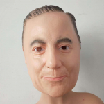 H&auml;rra Bean Mask Naljakas Lateksist Kost&uuml;&uuml;m Kuulsuse Peo Peakate Cosplayks ja Fotode Rekvisiidiks