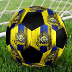 1 tk Al-Nassr Jalgpall Suurus 5 Sisejalgpall Moodne V&auml;rviline Tagahoovi M&auml;ng - Suurep&auml;rane Spordif&auml;nnidele Kingitus HE26 yellow