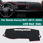 Skoda Karoq NU7 2017~2026 Autode Armatuurlaua Kate P&auml;ikesekaitse UV-kaitsega Kaitsekate Liist Matt Libisemiskindel Tolmukindel Vaipkatte Lisatarvikud black