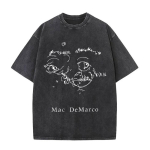 Pestud Vintage Mac Demarco This Old Dog Graafiline T-s&auml;rk Meestele Naistele Vabaaja Retro Puuvillased T-s&auml;rgid Meeste Mood Suur &Uuml;le&otilde;mblusega Streetwear L gray