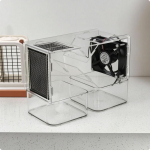 Linnutoidu Kestade Puhur Masin USB-toitega Puhastaja Ventilaatoriga Akr&uuml;&uuml;leraldaja black