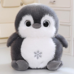 Realistlik paks pingviin pehme kohev Antarktika pingviini kaisuloom nukk armas pingviini kaisukas kingitus 25cm hall v&auml;rv