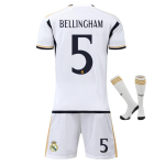 Real Madrid Bellingham Laste spordivarustus Jalgpallis&auml;rk YSHT Valge 170-180 CM valge