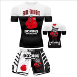 Laste MMA treening&uuml;likond L&uuml;hikeste varrukatega Poksi Gi Muay Thai Sanda Fitness J&otilde;usaal Kids 110cm