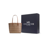 COACH City PVC kott-kott, Ostukott, Kombikott, K&auml;ekott, &Otilde;lakott Suur Naiste Pruun (Unisex) &Otilde;lakotid 36658 IME74 Size: one size Package: 3 black