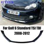 Golf 6 MK6 TSI TDI Standard 2008 2009 2010 2012 Maxton Style Auto Esiosa Kaitseraua Splitter Huul Diffuusor Kerekomplekt Spoiler Kaitse Gloss Black gray