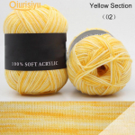 50g Kolmekordse kaubam&auml;rgiga kudumine heegeldatud piim puuvillane beebivillane l&otilde;nga partii